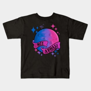 Not A Phase Bisexual Moon Kids T-Shirt